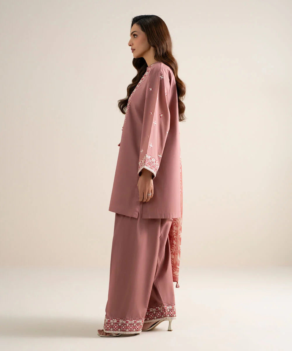 3 Piece - Embroidered Lawn Suit