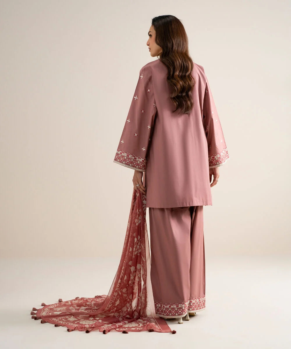 3 Piece - Embroidered Lawn Suit