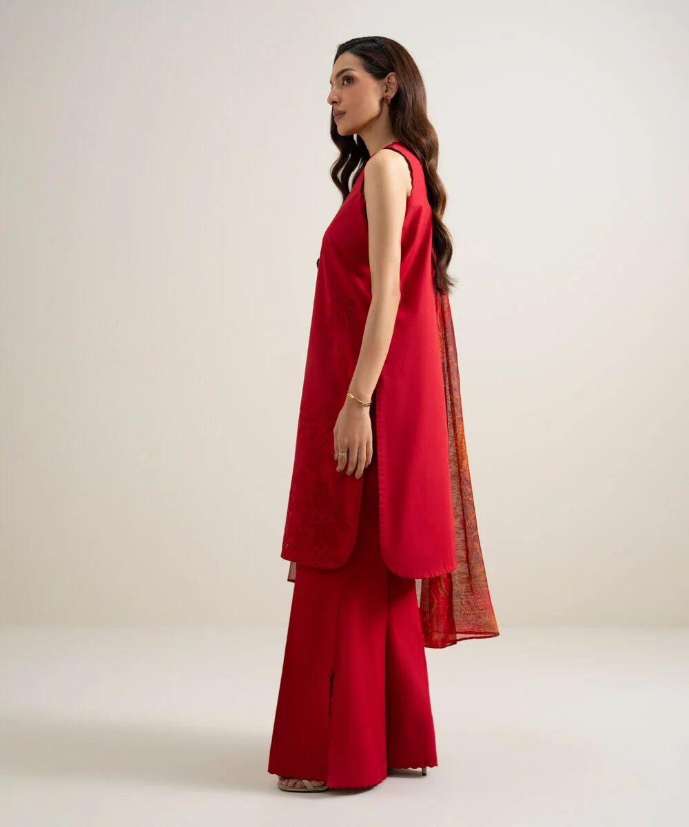 3 Piece - Embroidered Lawn Suit